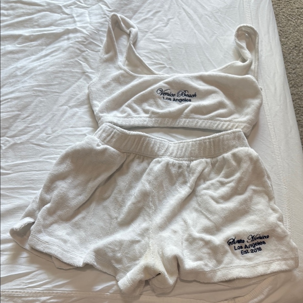 Zara white beach set